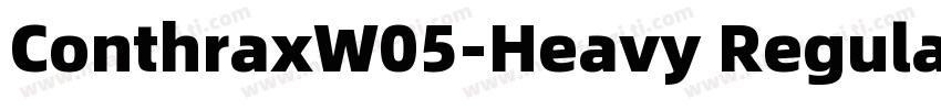 ConthraxW05-Heavy RegularVersion 1字体转换